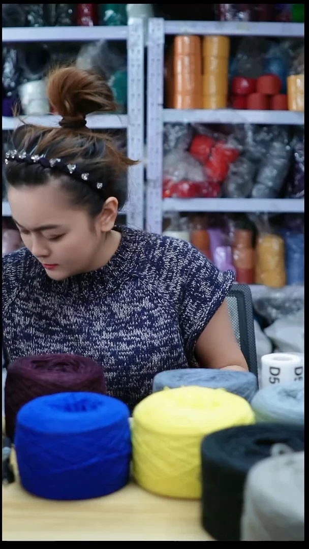 羊毛欢姐手编线D502