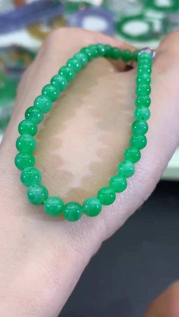 未镶嵌手串翡翠B202