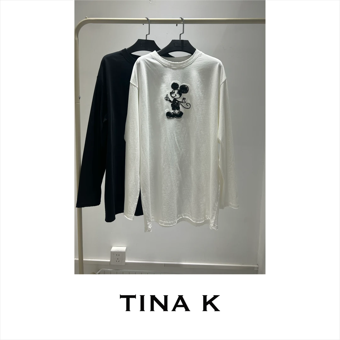 TinaK时尚百搭简约T恤TX225128