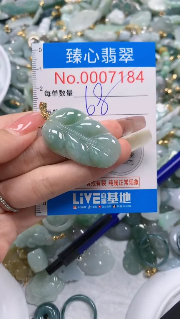 翡翠未镶嵌颈饰7184