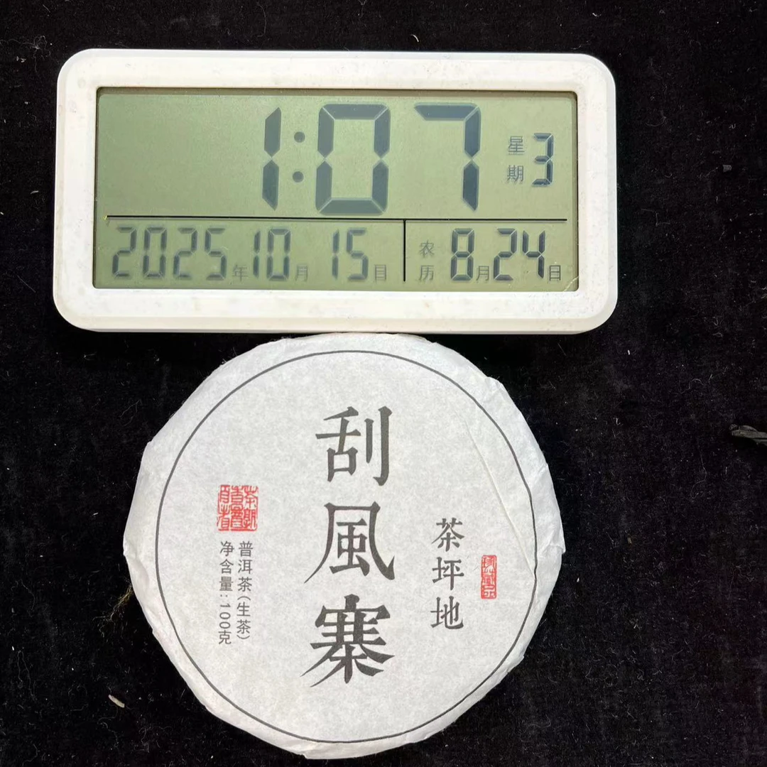 刀刃严选-3050号2025年刮风寨茶坪地高杆生茶100g10-14