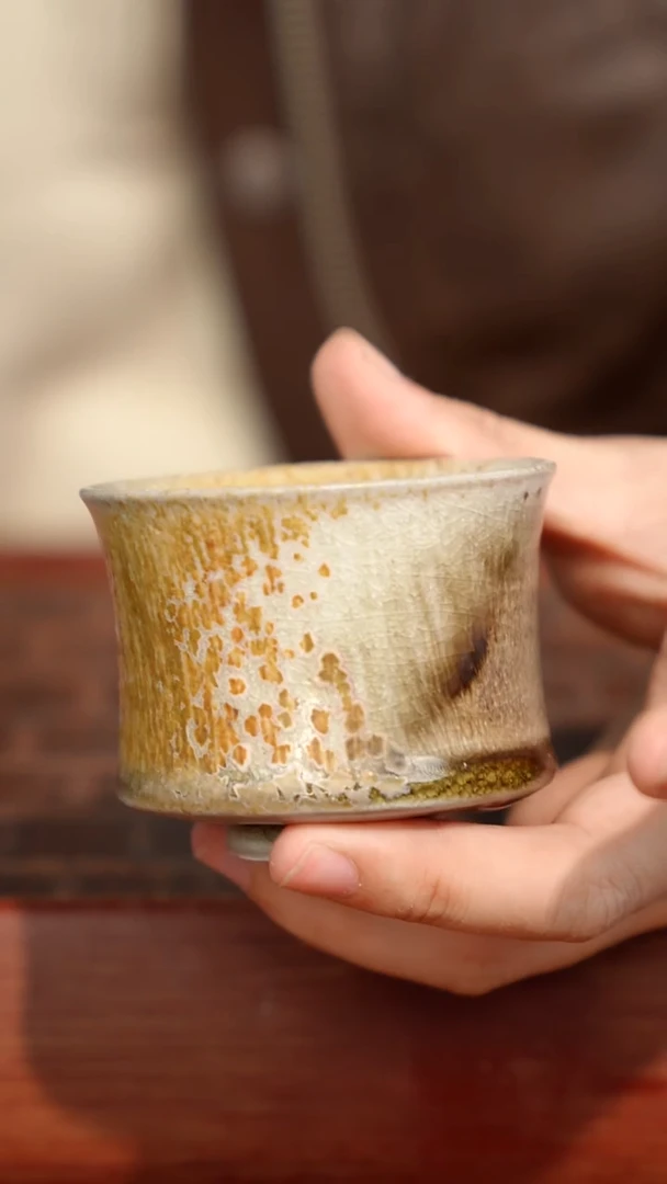 陶瓷奢瓷/瑞寅柴烧茶器（杯子）1509瑕疵