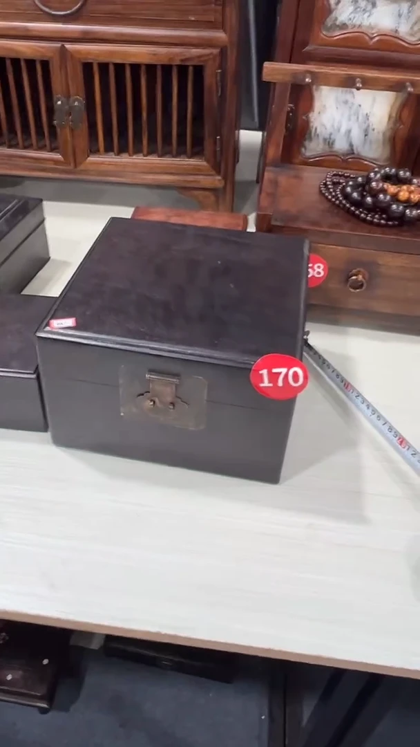 木2****7木 紫檀四方大储物盒收纳箱