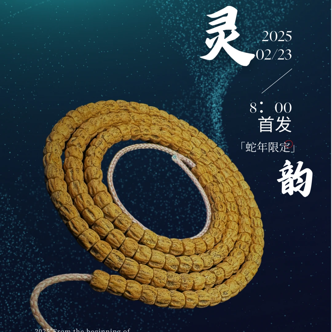 【喜乐文玩】蛇年限定灵系列“灵韵”柏香籽