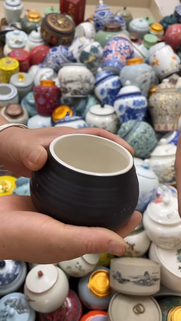 摆件孤品茶叶罐密封罐储物罐直播间临时链接浮力