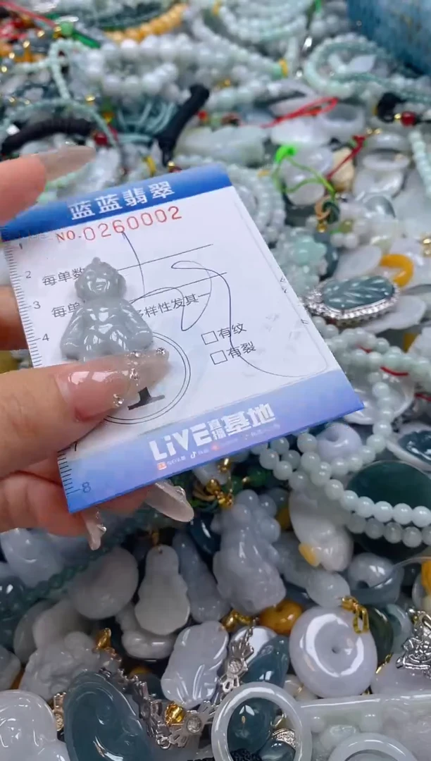 翡翠未镶嵌颈饰闪购0260002