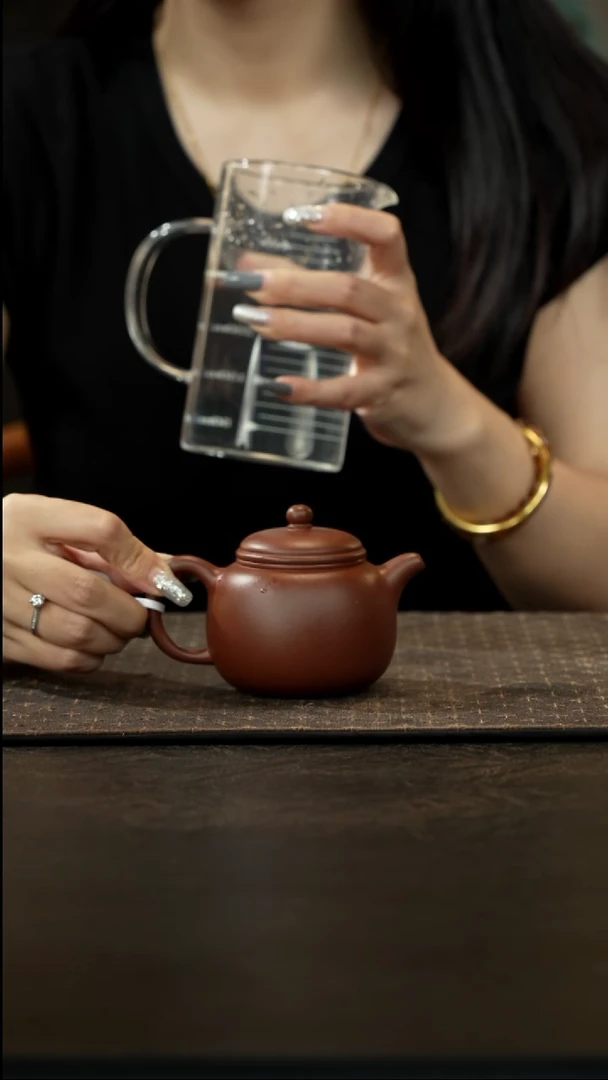 茶壶紫砂底槽清内推匏尊200cc