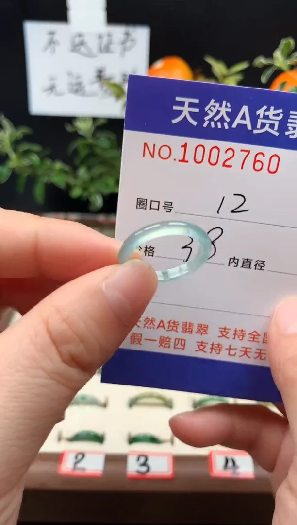 未镶嵌戒指翡翠12#