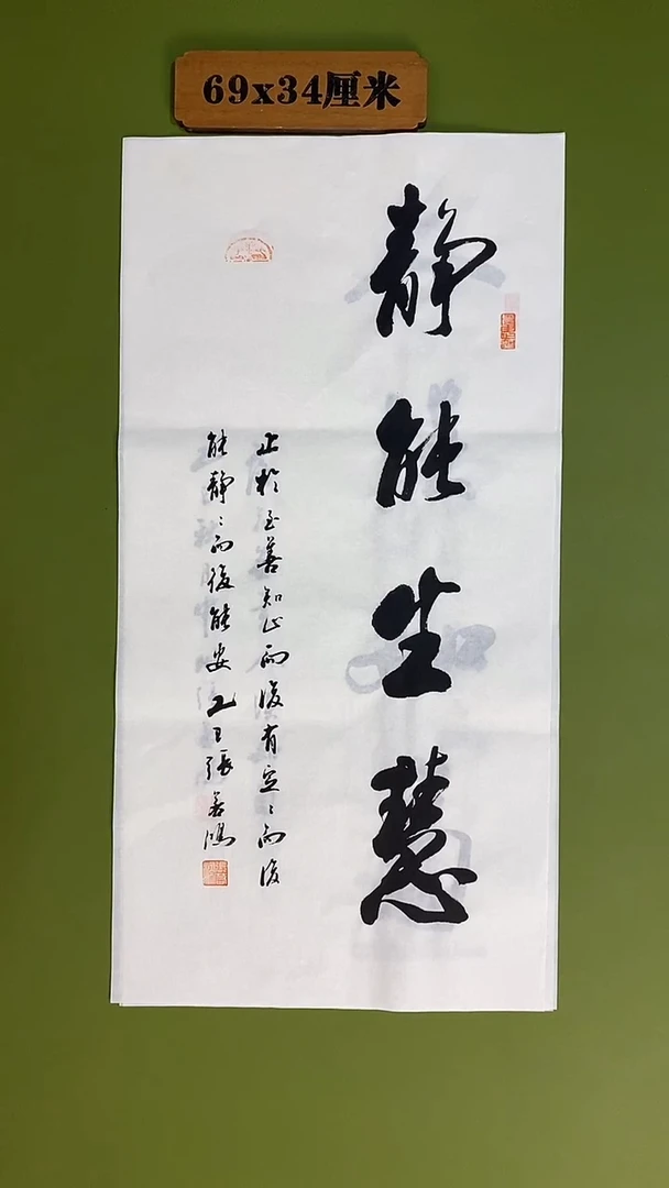 书法书法 张若鸿 尺寸69cm*34cm