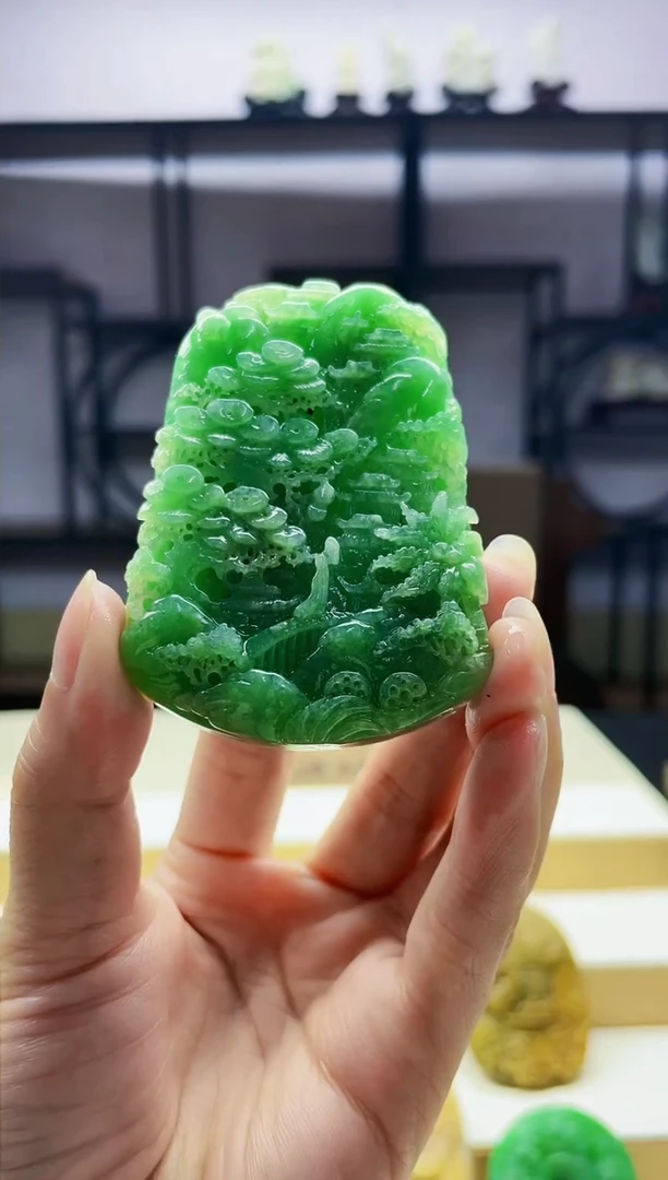 定制翡翠未镶嵌毛货08110159