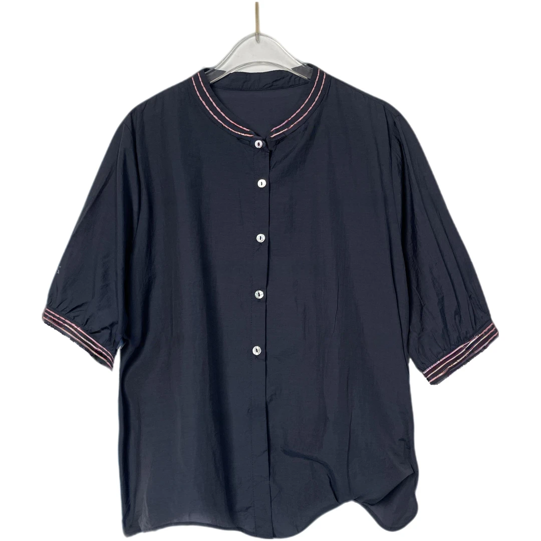 中式格调~民族风元素设计款短袖T恤 S8063