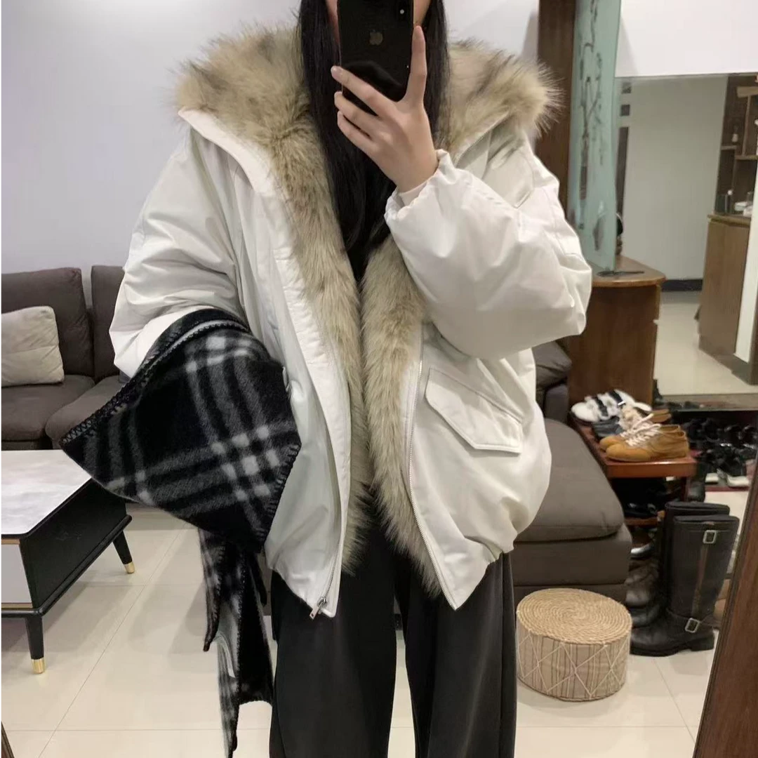 美式复古座山雕冬装派克棉服男女同款2025新款加厚棉袄工装潮外套