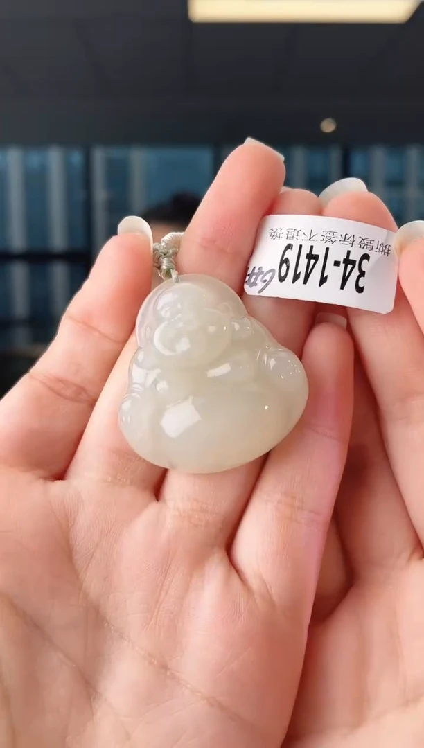 颈饰未镶嵌和田玉35佛公 1419