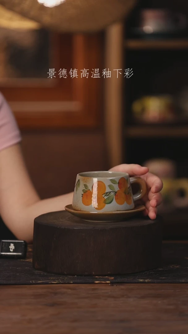 陶瓷景德镇高温釉下手绘陶瓷382