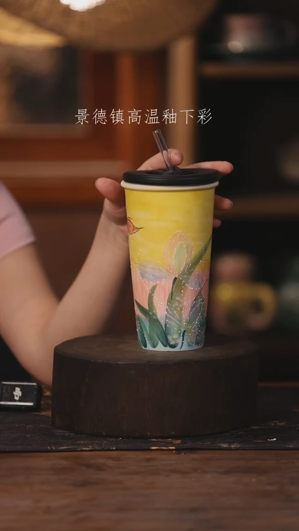 陶瓷景德镇高温釉下手绘陶瓷461