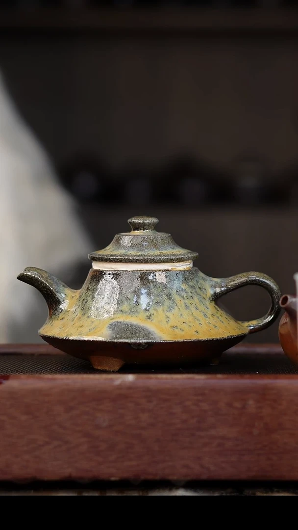 茶壶紫砂柴烧紫砂 云炉240cc