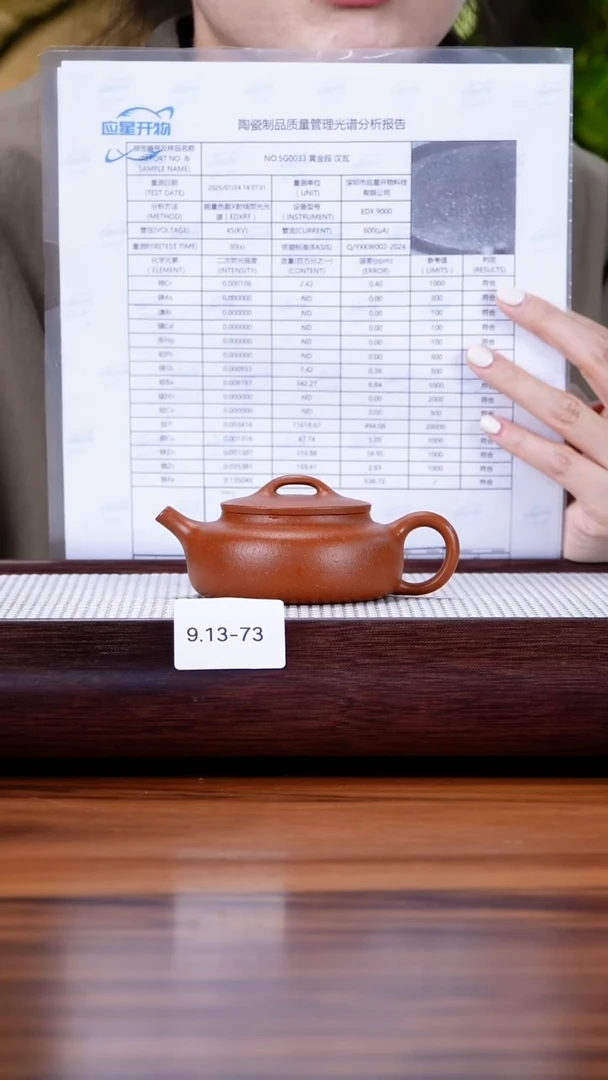 茶壶紫砂9.13-73赵庄朱泥 素影130