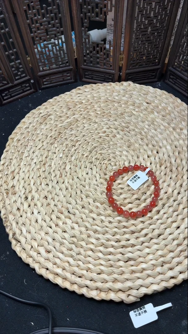 未镶嵌手串南红玛瑙冰飘多宝手串7+mm