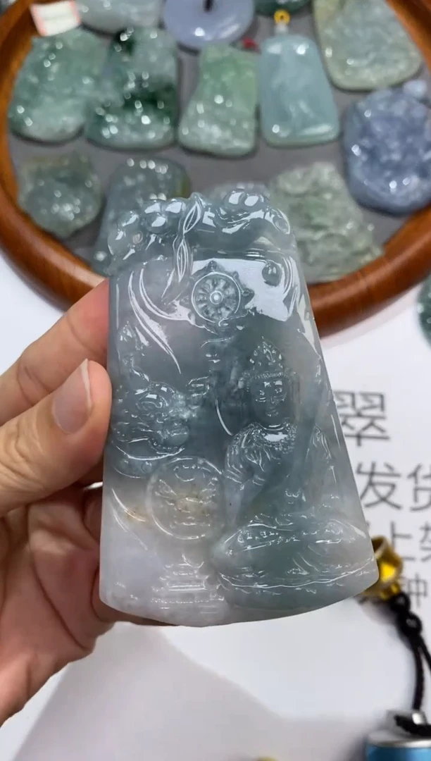 未镶嵌挂件翡翠304128     多人