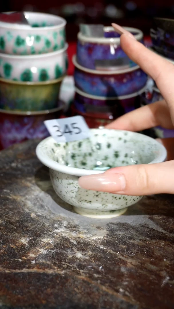 摆件精品窑变钧瓷茶器