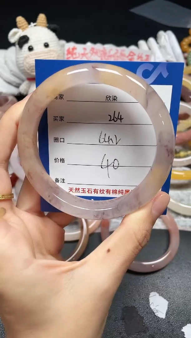 未镶嵌手镯石英质玉264