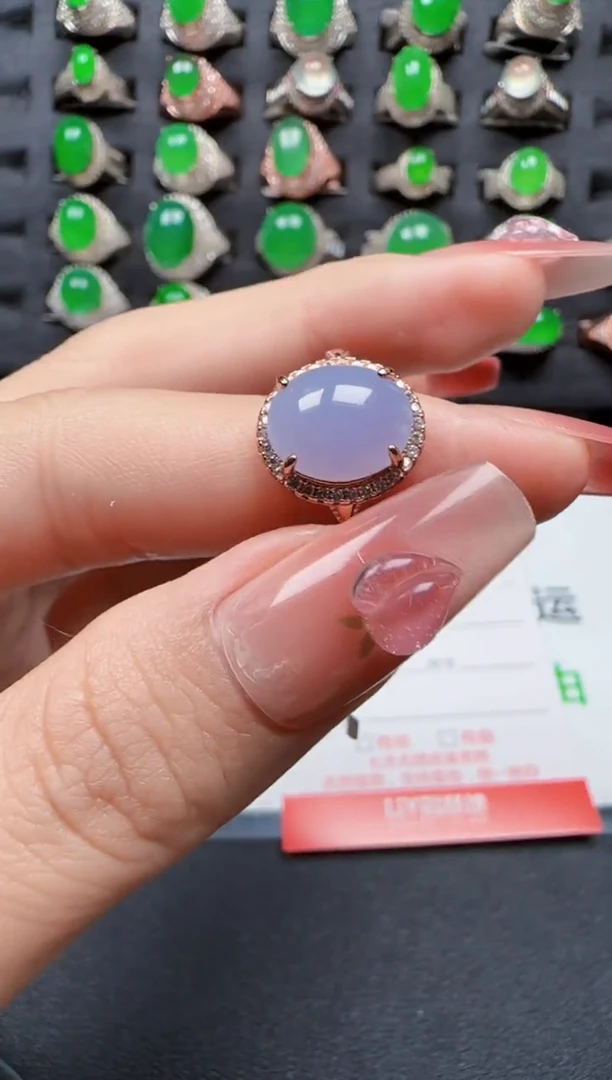 【闪购商品】翡翠戒指银S925镶嵌2118
