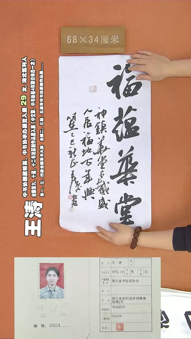 【闪购商品】书法275王涛书法作品