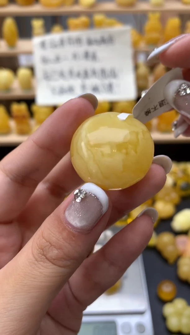琥珀未镶嵌珠宝奇石029琥珀蜜蜡微瑕