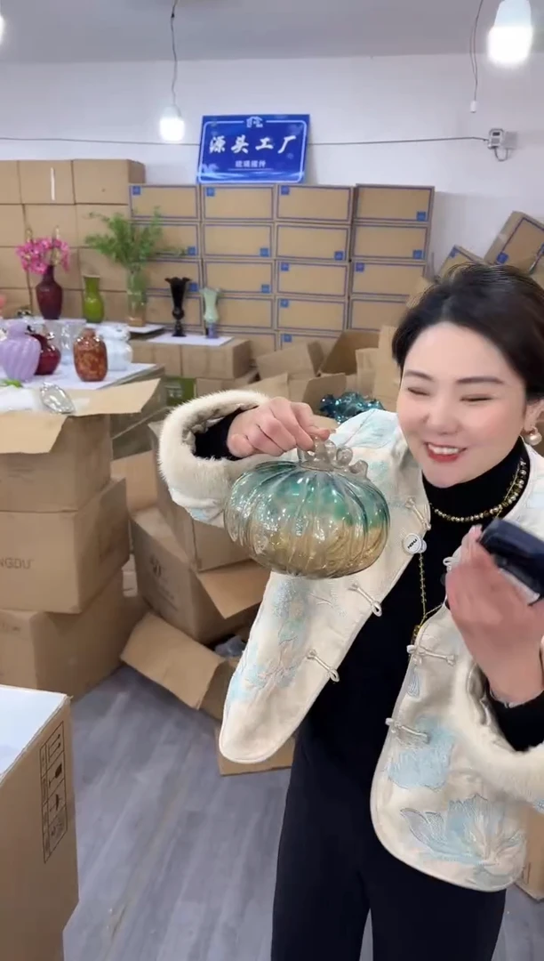 【闪购商品】琉璃椿新花器O-3晚