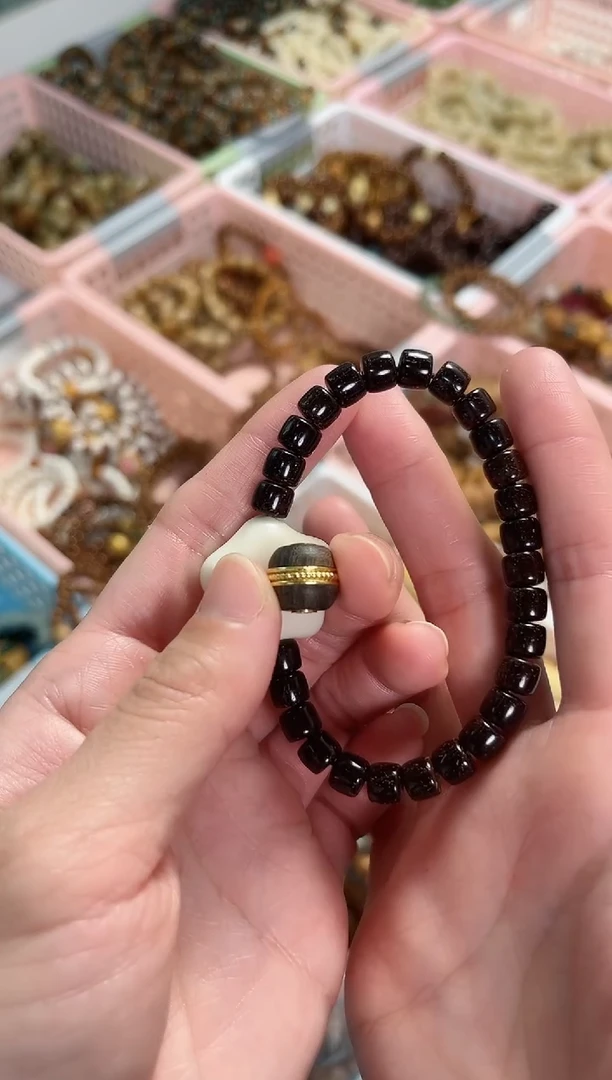 【闪购商品】菩提根/象牙果手串椰蒂汉堡单圈