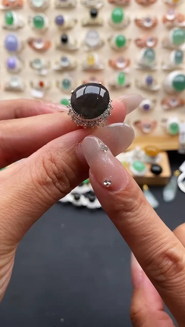 未镶嵌戒指翡翠缅甸天然A货翡翠22   6-9