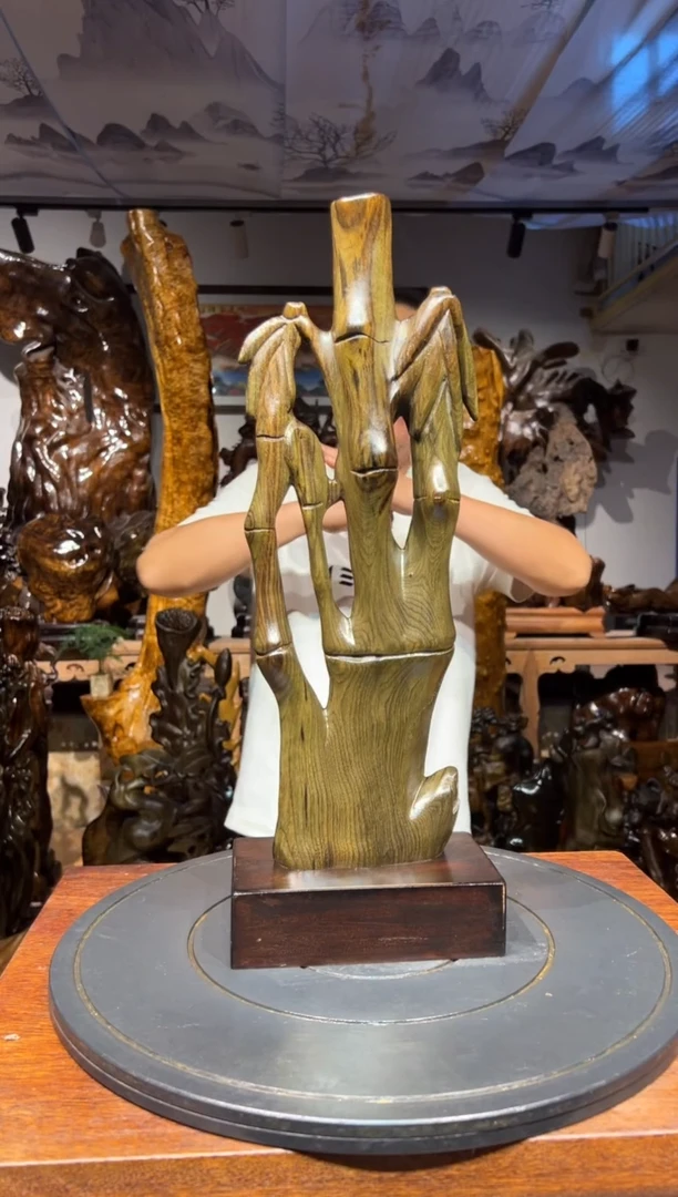 乌木类木质文玩自然摆件