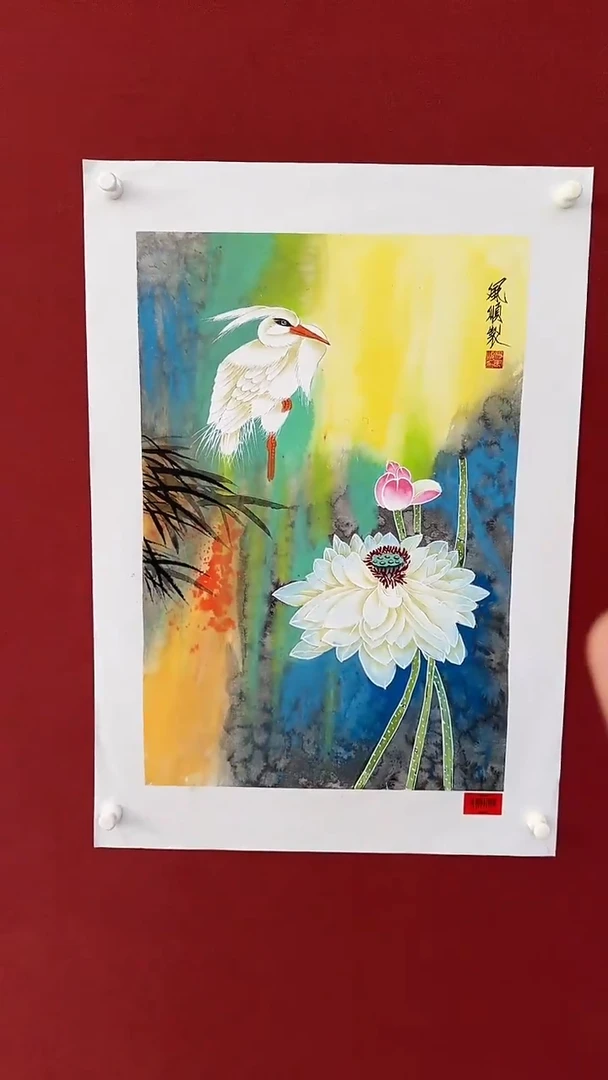 国画杨风顺绘画2.7pc花鸟