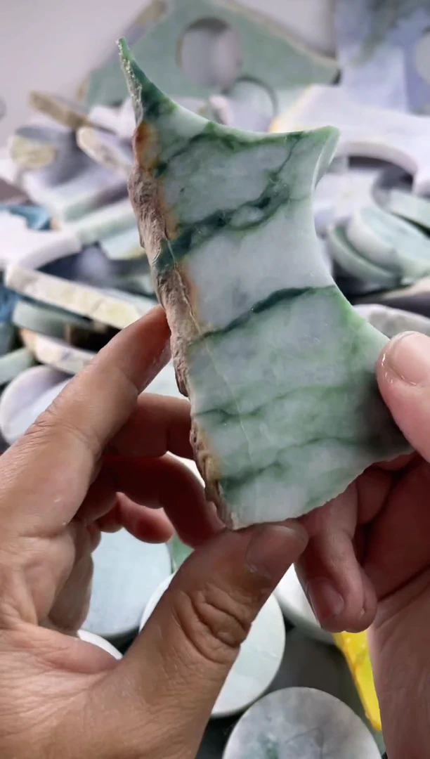 翡翠散珠天然A货翡翠