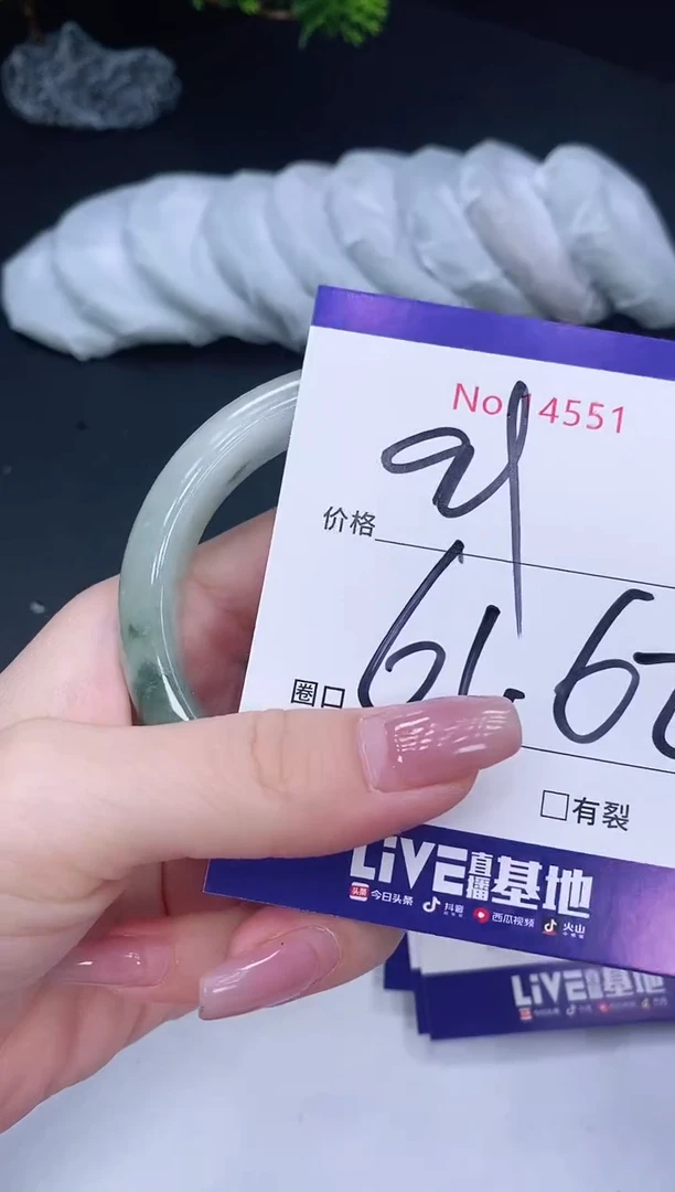 未镶嵌手镯翡翠14551