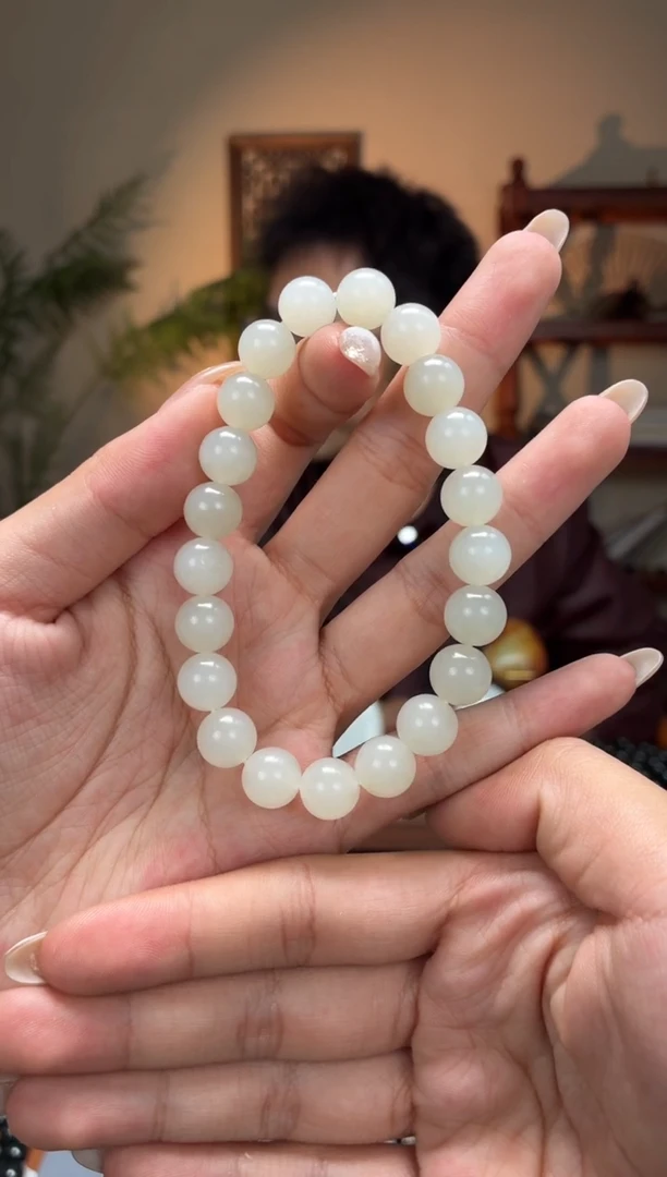 未镶嵌手串和田玉10圆