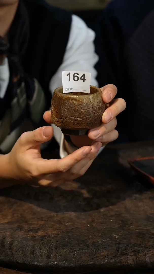 潮州手工原矿砂铫壶主人杯164