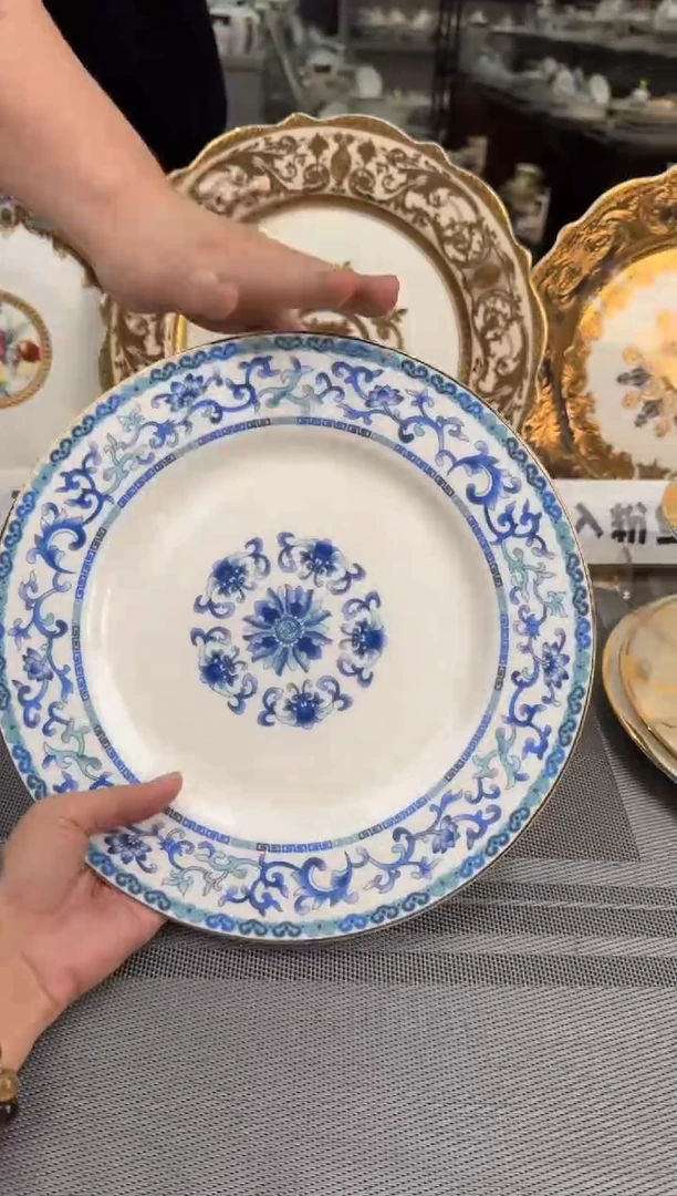 【闪购商品】瓷片10.25寸平盘春节活动福利价