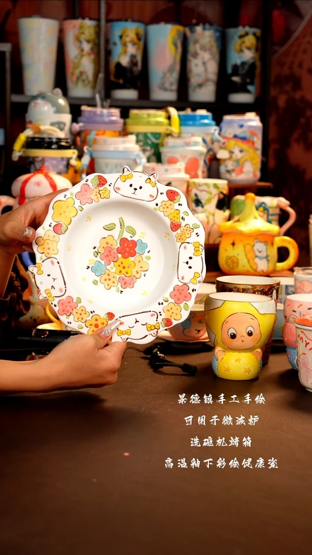 景德镇设计款手绘杯杯