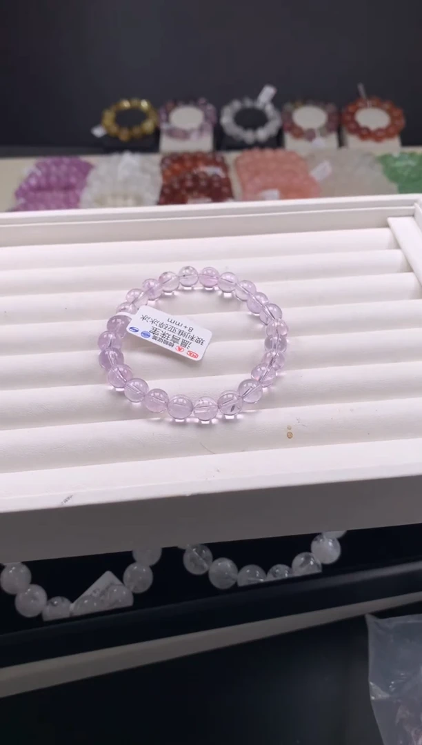 【闪购商品】水晶手链未镶嵌多样性发其一 8mm A93