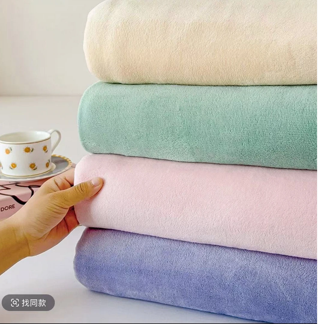 【秋冬盖被】印染北极绒双面加厚毛毯【颜色花型随机发不挑】速热款