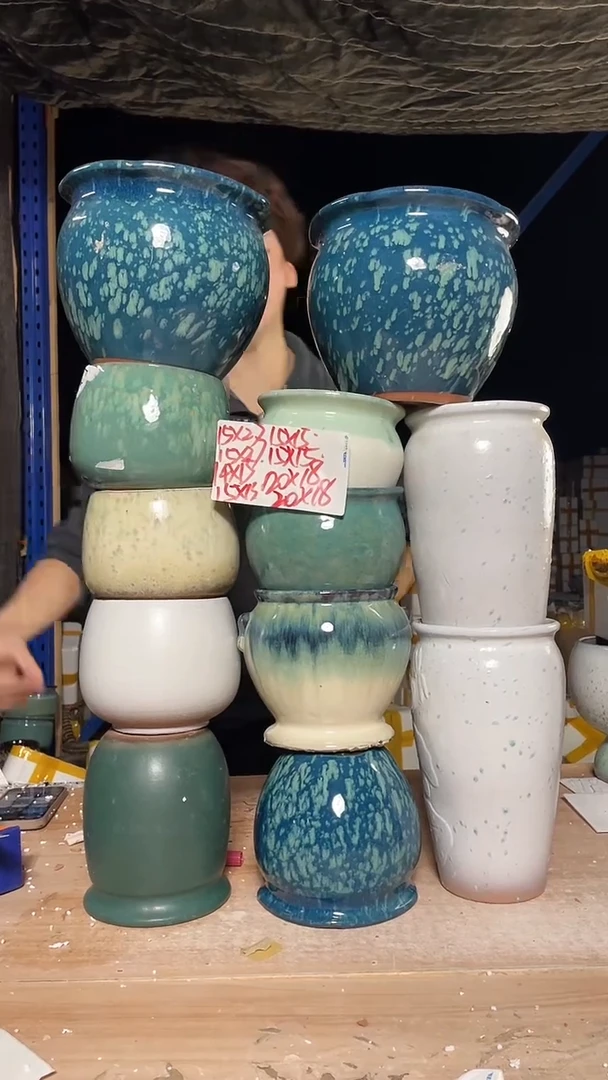 紫砂花盆宜兴紫砂粗陶花盆99.8-1