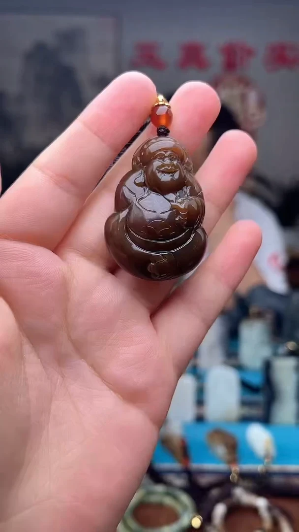 和田玉未镶嵌挂件1