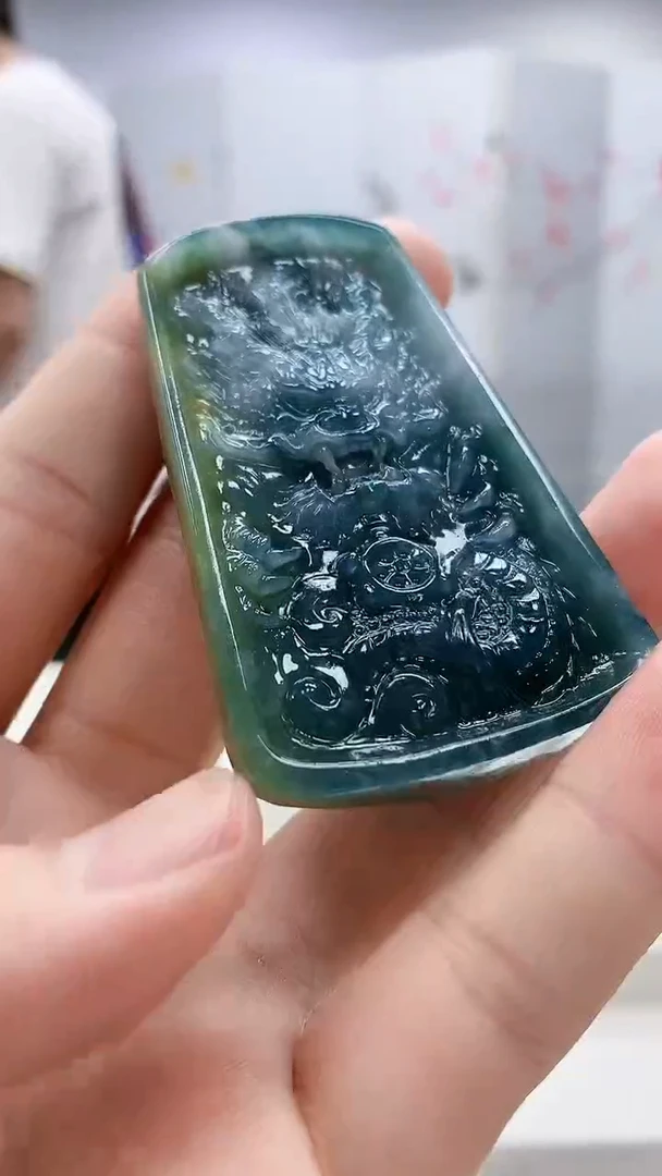 定制翡翠未镶嵌4812bb-毛货挂件14