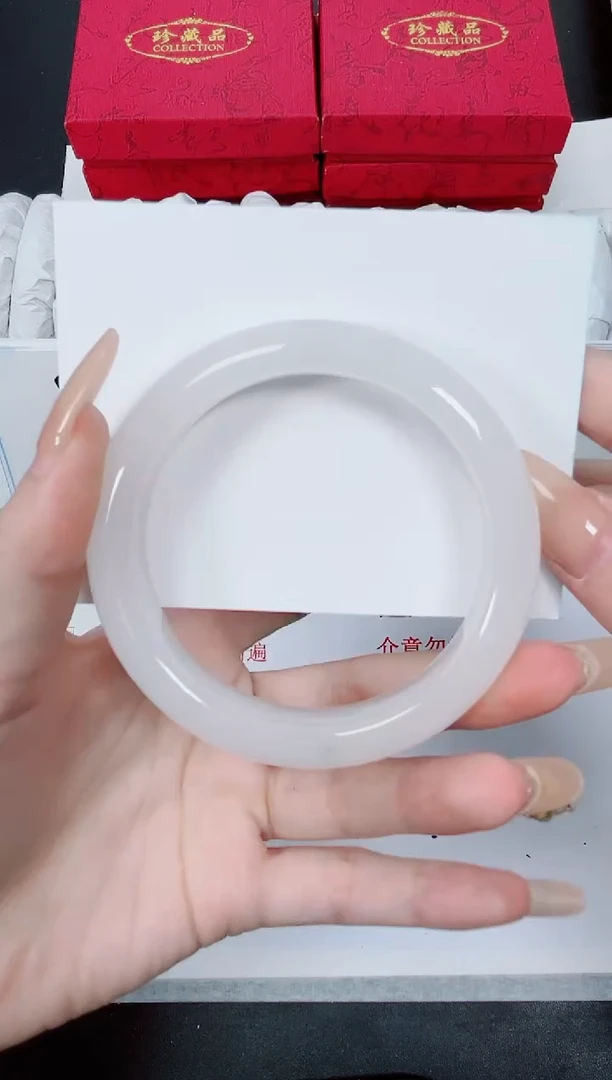 【闪购商品】石英质玉手镯未镶嵌k398-57.7