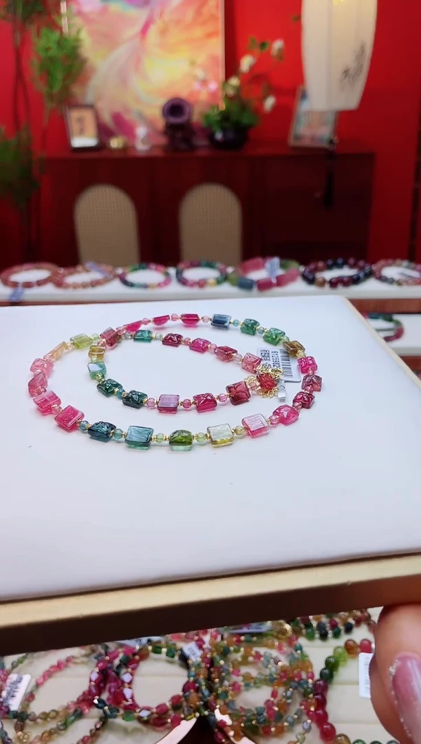 未镶嵌项链碧玺项链多样性发一