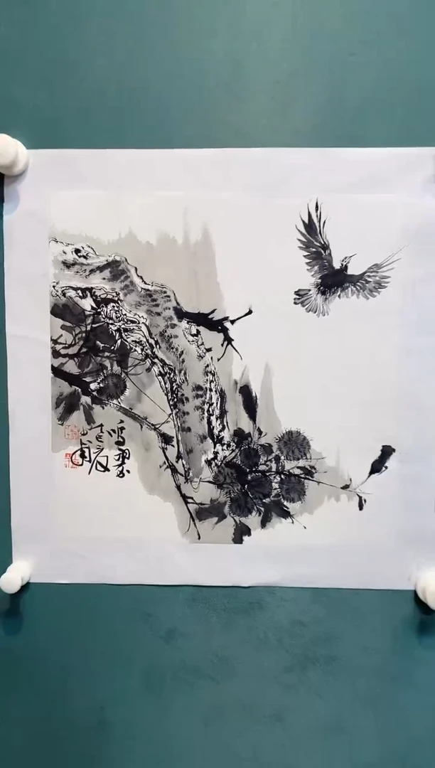 国画黔*秦少甫老师国画福利