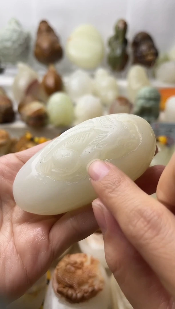 石材古青石棉纹正常不退换貔貅微瑕