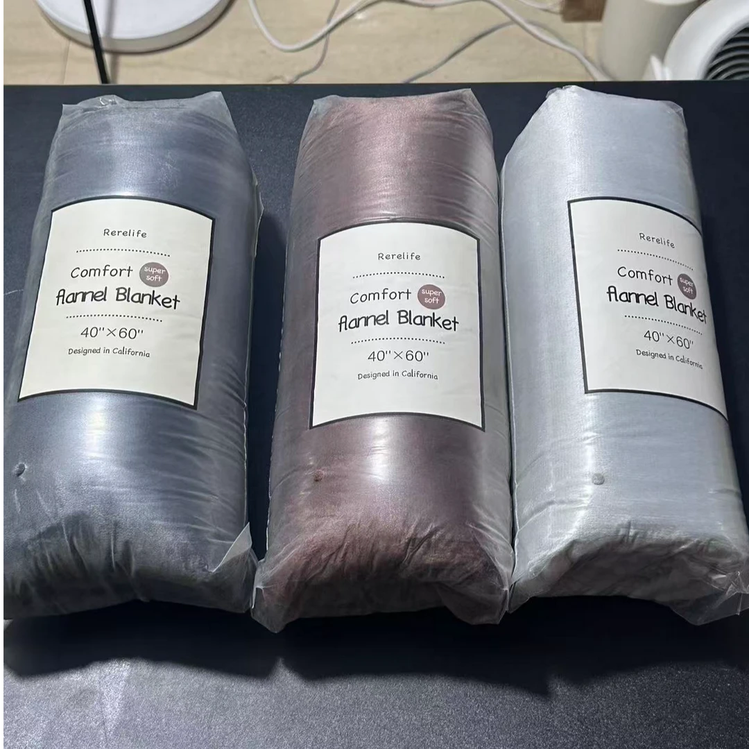 【达沃甄选】外贸尾货高品质毛毯盖毯  柔软亲肤毯子 颜色不挑