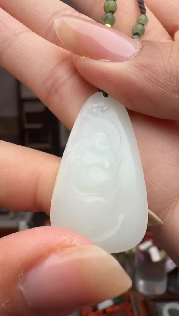 未镶嵌和田玉挂件p7-俄料